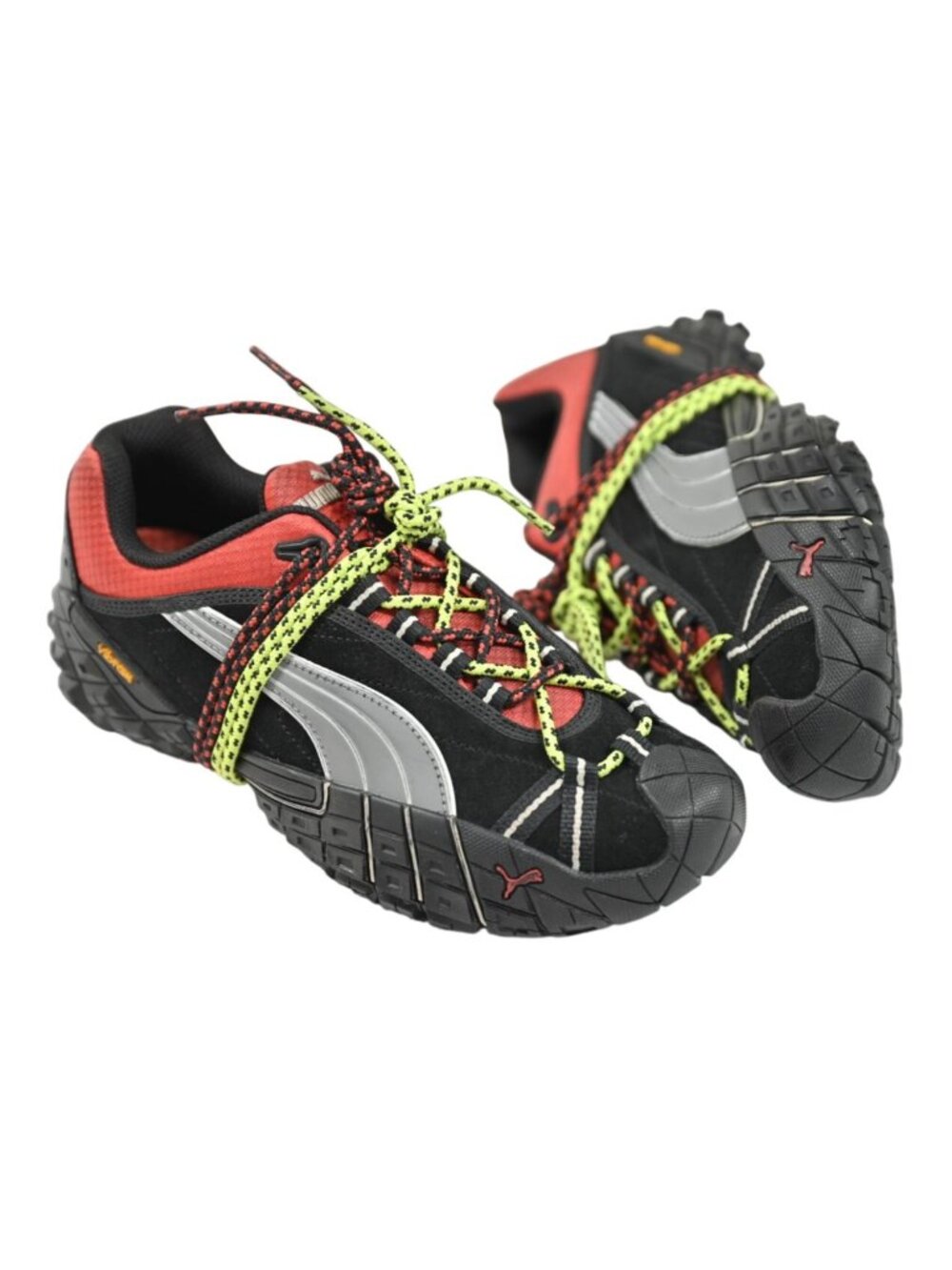 Puma x A$AP ROCKY Straycat Sneakers 409012-01 in PUMA Black-Formula Red